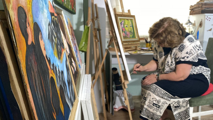 64 yaşında yeteneğini fark etti sanata sarıldı! - Resim: 3