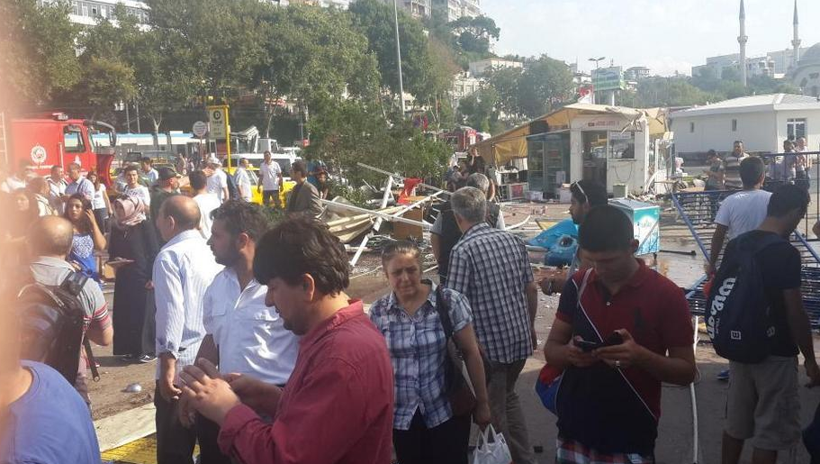 Kabataş'ta İETT otobüsü durağa daldı! - Resim: 3