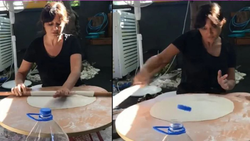 Nurgül Yeşilçay'da o akıma oklava ile uydu! Sosyal medya sallandı - Resim: 2