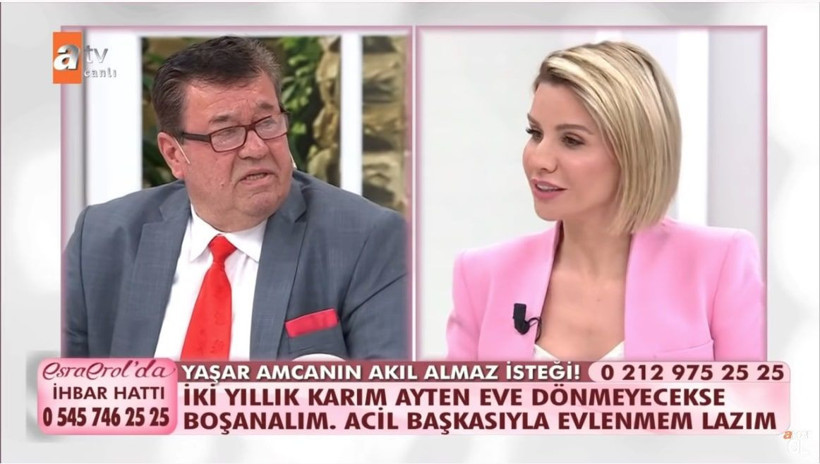 ATV Esra Erol'da bir garip olay 72 yaşındaki Yaşar'ın eşi evden kaçtı çağrısı bakın ne oldu - Resim: 3