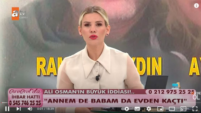 ATV Esra Erol'da rezillik: Annem Ramazan'la kaçtı, babam da Ramazan'ın karısını... - Resim: 1
