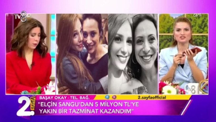 TV8 2. Sayfa canlıda Elçin Sangu'dan milyonlar alacak olan menajer Başay Okay'dan açıklama - Resim: 4