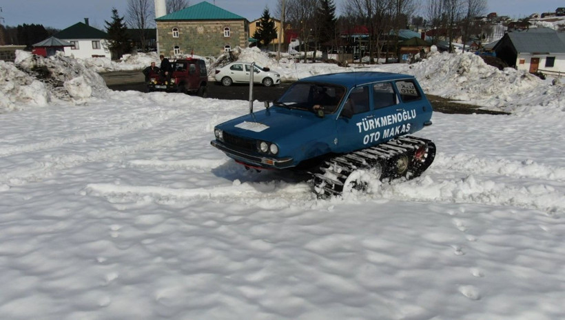 Trabzonlu usta yaptı gören telefona sarıldı! Tanka benzeyen aracın fiyatını duyan şaştı kaldı - Resim: 4
