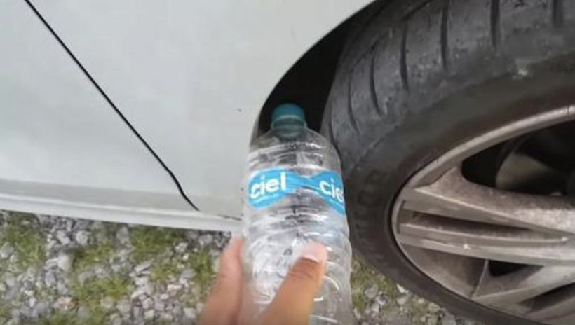 Başınız dertte hemen polisi arayın! Eğer aracınızın tekerine pet şişe sıkışmışsa... - Resim: 2
