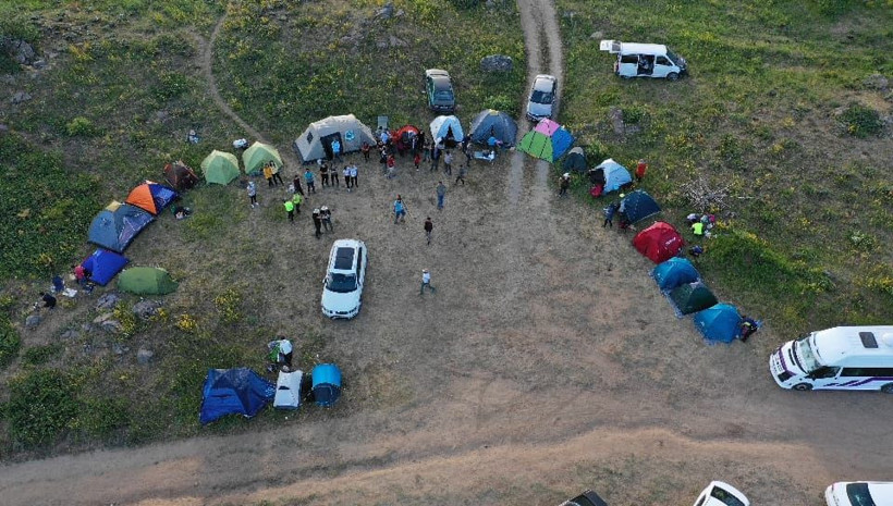 Kampçıların uğrak yeri oldu! Bitlis'teki Nemrut Krater Gölü yoğun ilgi görüyor - Resim: 4