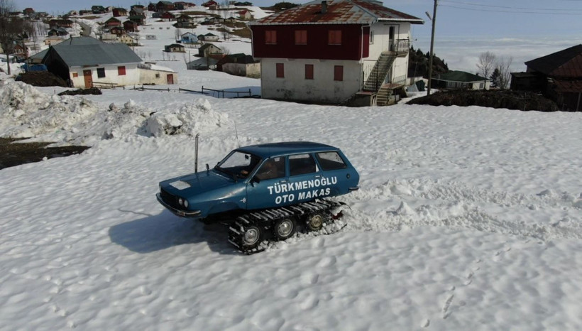 Trabzonlu usta yaptı gören telefona sarıldı! Tanka benzeyen aracın fiyatını duyan şaştı kaldı - Resim: 3