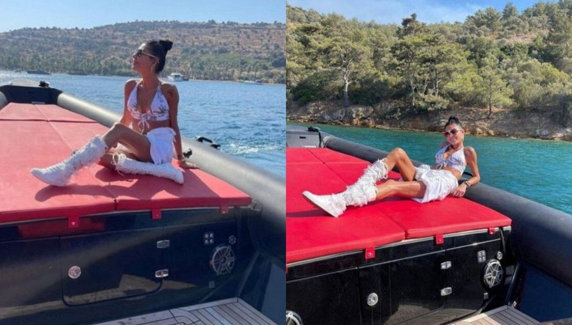 Bodrum yanarken poz veren Süreyya Yalçın'dan özür bağışı! Onur Büyüktopçu çıldırdı! - Resim: 2