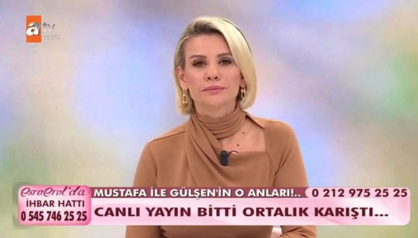 ATV Esra Erol'da kocasıyla barışmak istemeyen kadın sinir krizi geçirdi - Resim: 1