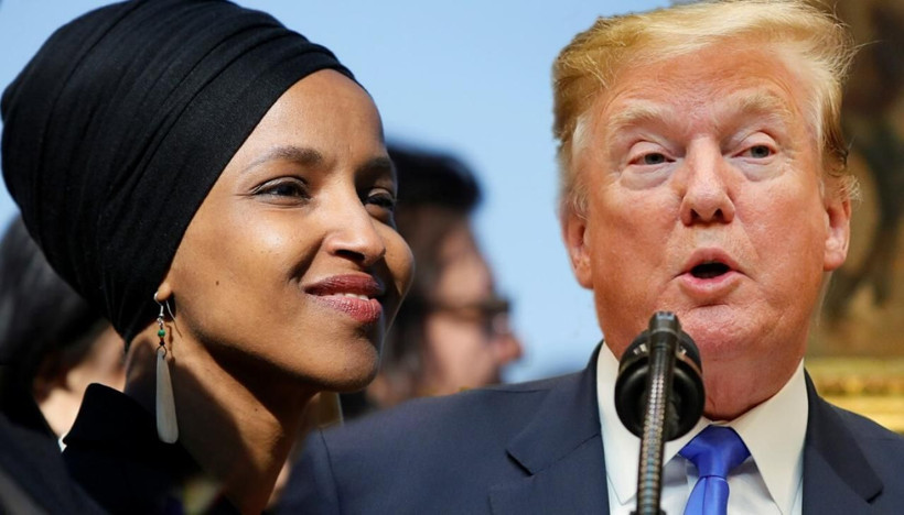 Göçmen kökenli vekil Ilhan Omar Donald Trump'ı sosyal medyadan trolledi - Resim: 3