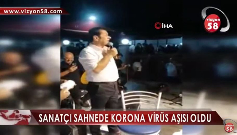 Şarkıcı Hasan Yılmaz sahnede koronavirüs aşısı yaptırdı - Resim: 3