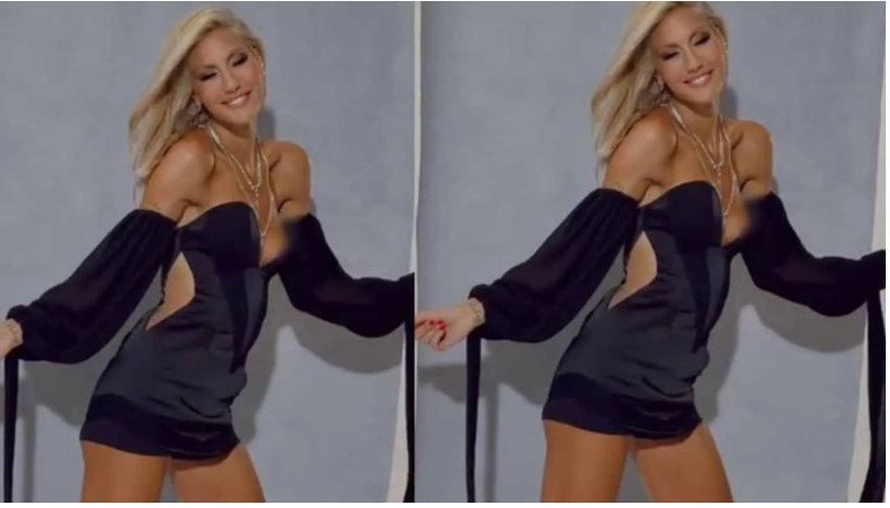 Çağla Şıkel frikik kurbanı... Göğüs dekoltesi fazla açıldı fark etmeyince olan oldu! - Resim: 4