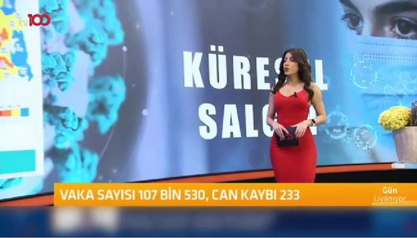 Tv100 spikeri Ela Rümeysa Cebeci koronavirüs haritasını yorumlarken şoke oldu: Ne gördük, ne duyduk... - Resim: 1