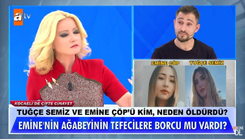ATV Müge Anlı'da Emine Çöp ve Tuğçe Semiz kuzenler cinayetinin şahidi felçli Alihan'dan itiraf - Resim: 1