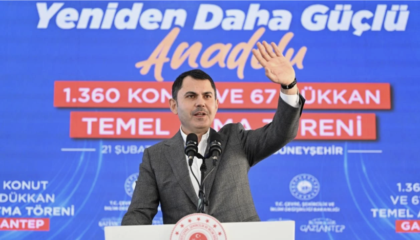 Bakan Kurum Gaziantep'te konuştu: "455 bin konutu alnımızın akıyla tamamladık" - Resim: 1