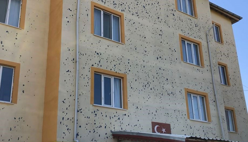 Sivas'ta yumurta büyüklüğünde dolu yağdı sokak hayvanları telef oldu! Dolu kurşun gibi delik deşik etti - Resim: 1