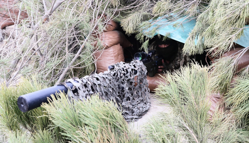 Afrin'de görüntülendi! Teröristler şimdi yandı - Resim: 1