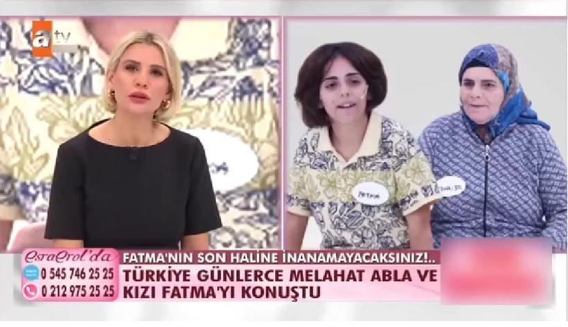 ATV Esra Erol'daki zihinsel engelli Fatma sevgilisi Ahmet, kuması ve onun sevgilisiyle yaşıyor! Rezalet! - Resim: 2