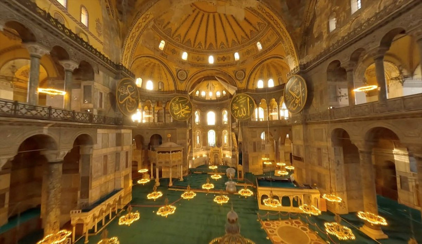 Bir de böyle izleyin: Ayasofya Camisi çok özel görüntülerle büyüledi! - Resim: 2