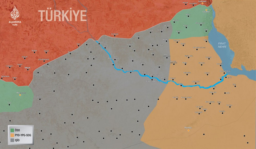 Fırat Kalkanı haritası 1 aylık değişime bakın! - Resim: 3