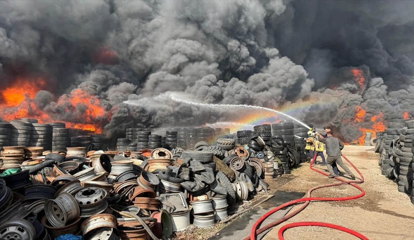 Ankara'da korkunç yangın! Organize sanayi sitesi yanıyor! - Resim: 3