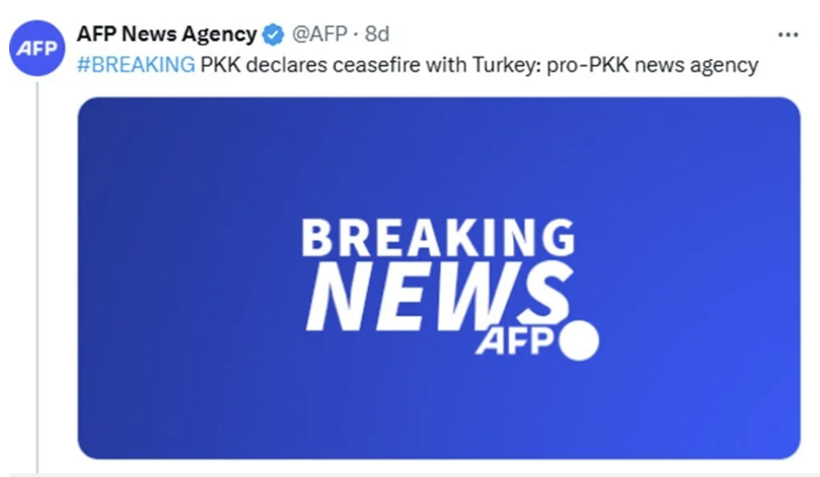 PKK'nın ateşkes ilanı dünya manşetlerinde: "40 yılın ardından kan dökülmeyecek" - Resim: 2