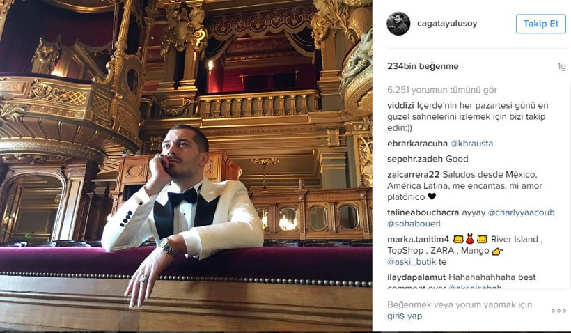 Çağatay Ulusoy paylaştı İnstagram çıldırdı! - Resim: 4