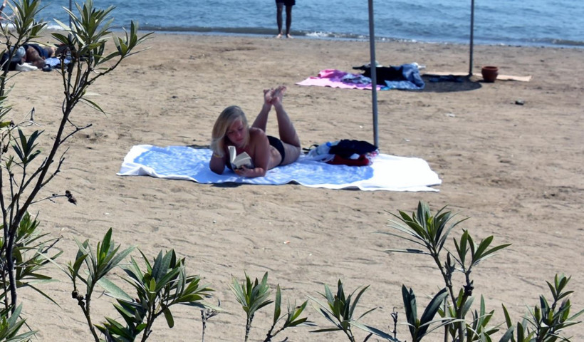 Yerli turistler dönünce Marmaris sahilleri yabancılara kaldı - Resim: 1