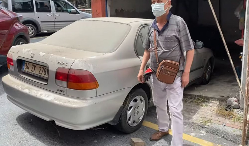 11 yıl garajda yattı 17.500 km'de 2000 model Honda Civic 1.4 iS tek marşta çalıştı - Resim: 4