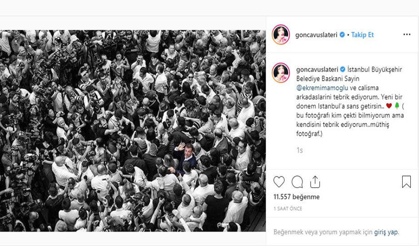 İstanbul seçimini İmamoğlu farkla kazanınca ünlüler coştu mesajlara bakın - Resim: 4