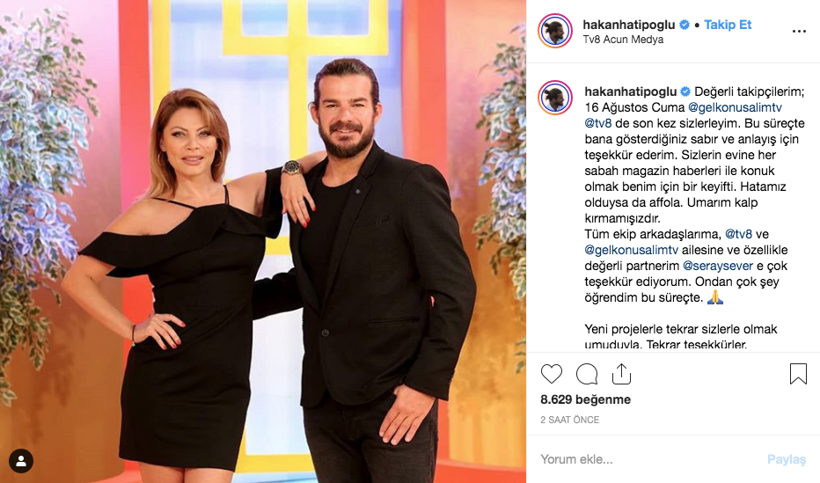 Gel Yazın Konuşalım'da ayrılık! Hakan Hatipoğlu sosyal medyadan duyurdu - Resim: 2