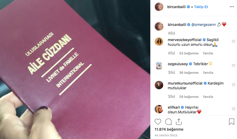 Bircan Bali Ömer Gezen ile yayın sonrası apar topar evlendi nikah şahidi bakın kim - Resim: 2