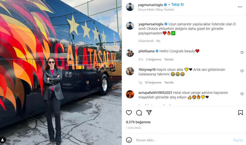 Sabri Sarıoğlu'nun pilot eşi  Yağmur Sarıoğlu otobüs şoförü olacak Yağmur Sarıoğlu nereli kaç yaşında - Resim: 4