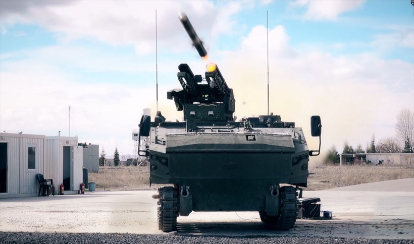 FNSS Kaplan OMTAS füzesiyle yapılan ilk atışta hedefi vurdu - Resim: 2