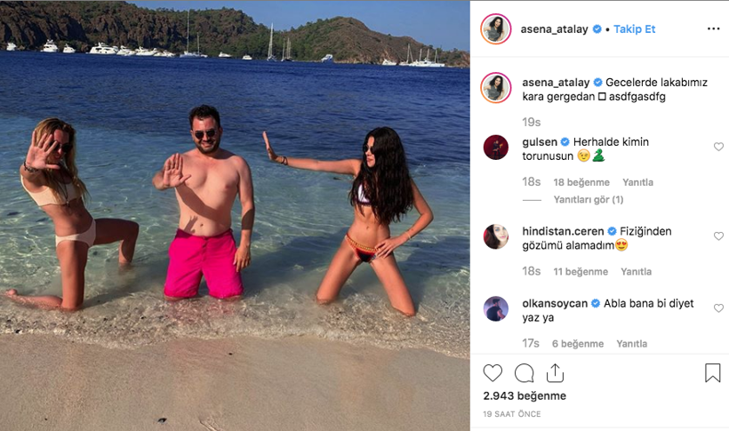 Asena Atalay tatil pozlarıyla sessizliğini bozdu! - Resim: 2