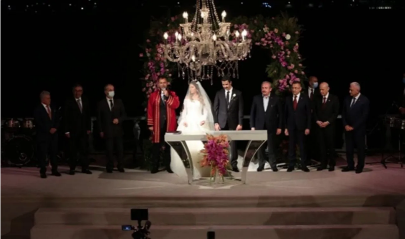 Aydın Doğan, Binali Yıldırım ve Devlet Bahçeli düğünde buluştu! - Resim: 1