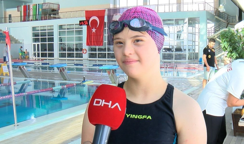 Down sendromlu milli yüzücülerde hedef şampiyonluk - Resim: 4