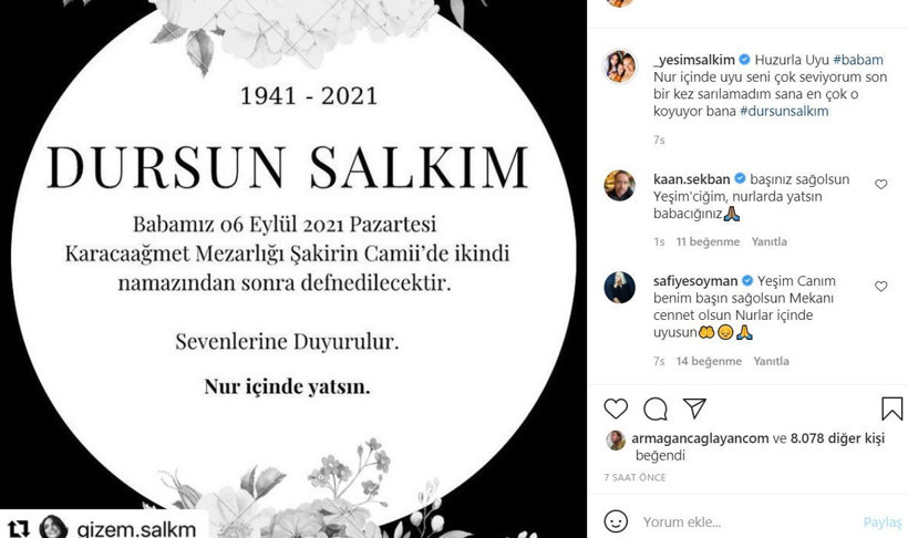Yeşim Salkım'ın babası Dursun Salkım koronavirüsten hayatını kaybetti - Resim: 4