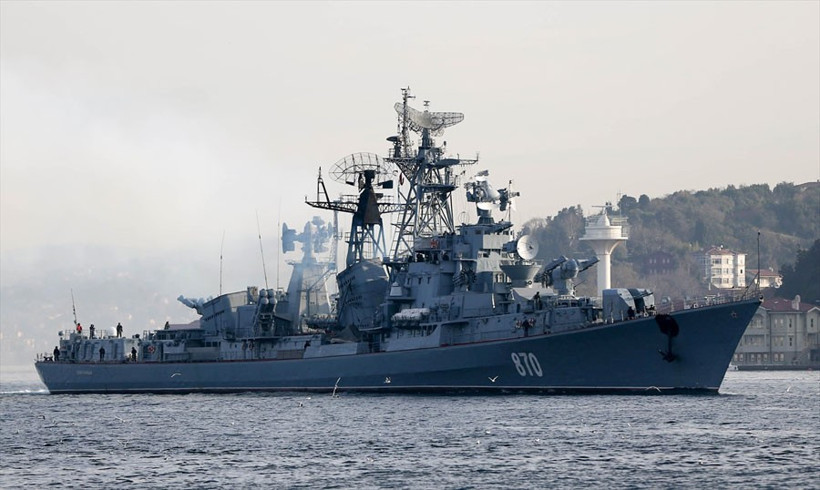 Füzeyle Marmara'dan geçen Rus gemisi şimdi de... - Resim: 2