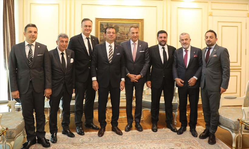 Beşiktaş'tan Ekrem İmamoğlu'na ziyaret - Resim: 3