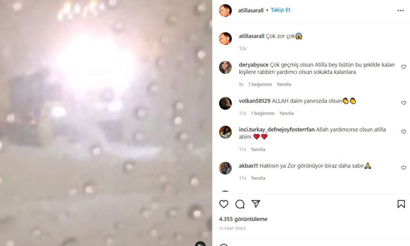 İstanbul'da kar yağışı uçuş seferleri iptal Atilla Saral uçakta Şafak Sezer trafikte mahsur kaldı! - Resim: 4