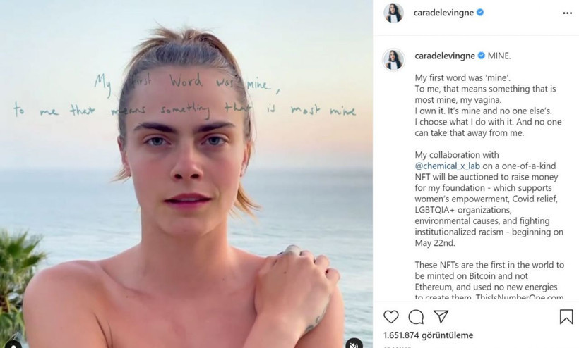 Ünlü model ve oyuncu Cara Delevingne vajinasını satışa çıkardı ailesi çıldırdı! - Resim: 2
