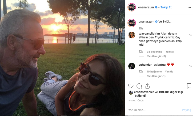 Arzum Onan'ın eşiyle aşk dolu Eylül ayı paylaşımı çok beğenildi! - Resim: 3