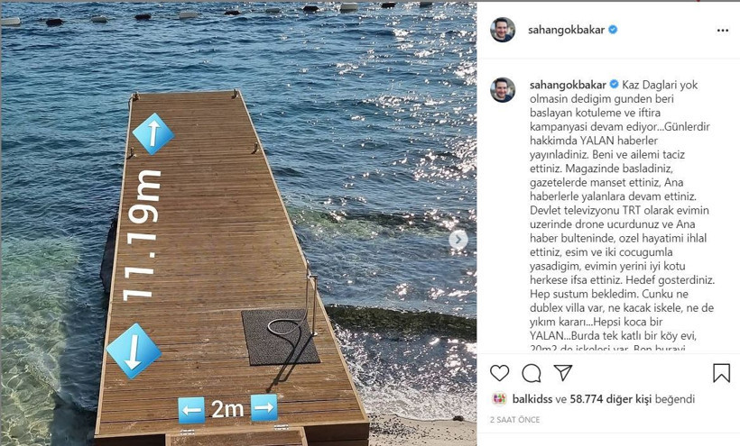 Şahan Gökbakar Marmaris'teki evinin iskelesi için 'TRT'ye isyan etti: İftira! - Resim: 3