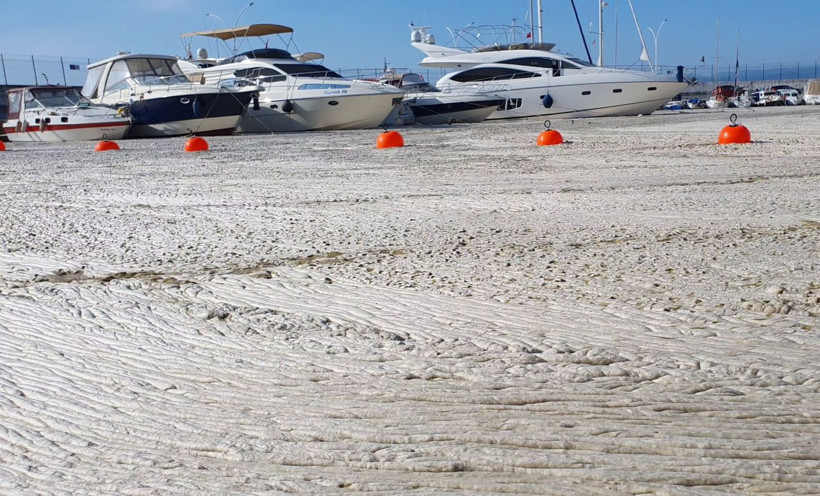 Marmara'daki müsilajın yoğunluğu böyle görüntülendi! "Deniz betonla kaplı gibiydi" - Resim: 2