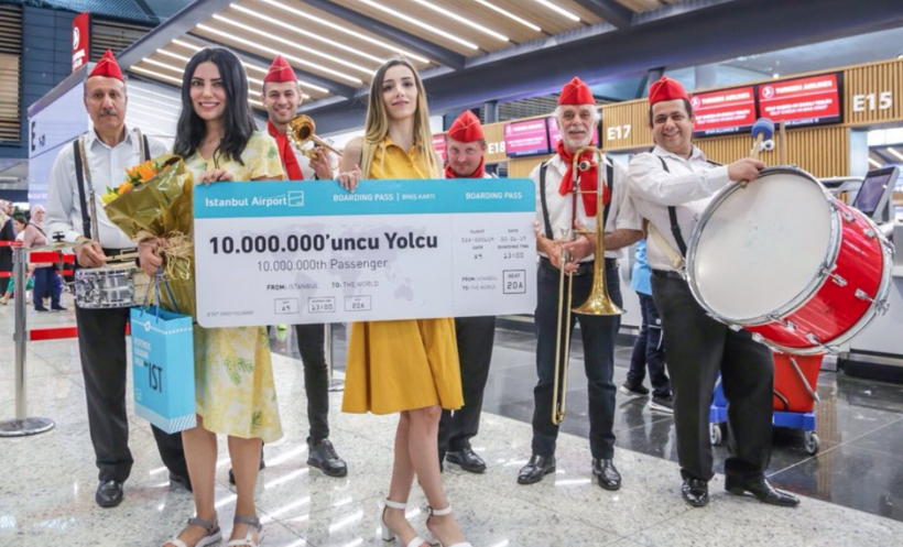 İstanbul Havalimanı'nda yolcuları şaşkına çeviren görüntü! Gerçek sonradan anlaşıldı - Resim: 1