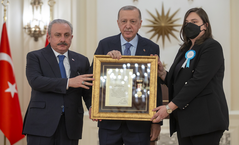 Afrin gazisi beratını almaya 2,5 yaşındaki oğluyla geldi duygulu anlar yaşandı - Resim: 3