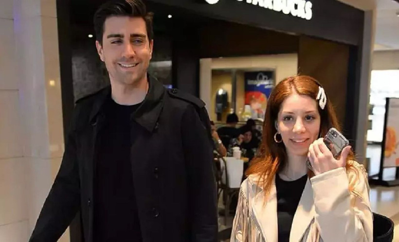 Oyuncu Çağlar Ertuğrul'u zorlayan soru! Sevgilisinin yanında ter döktü... - Resim: 2