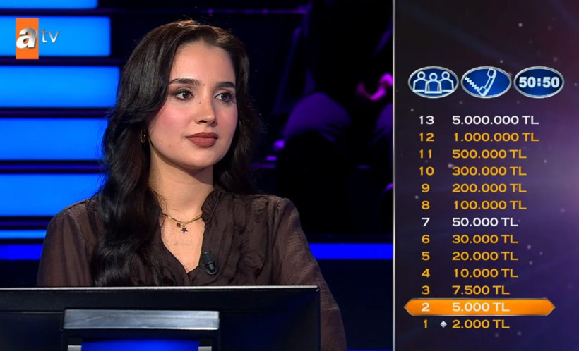 Kim Milyoner Olmak İster'de 3. soruda elenen Edanur Oktay Kaynarca'yı şoke etti - Resim: 2