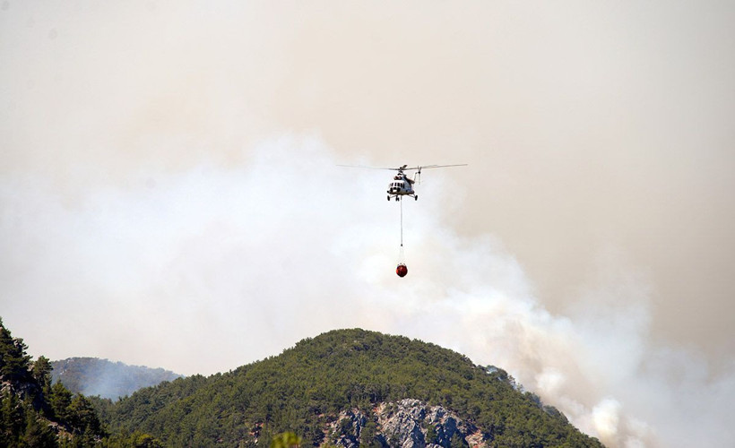 Mersin'deki orman yangınında korkutan gelişme! Üs bölgesi boşaltılıyor - Resim: 1
