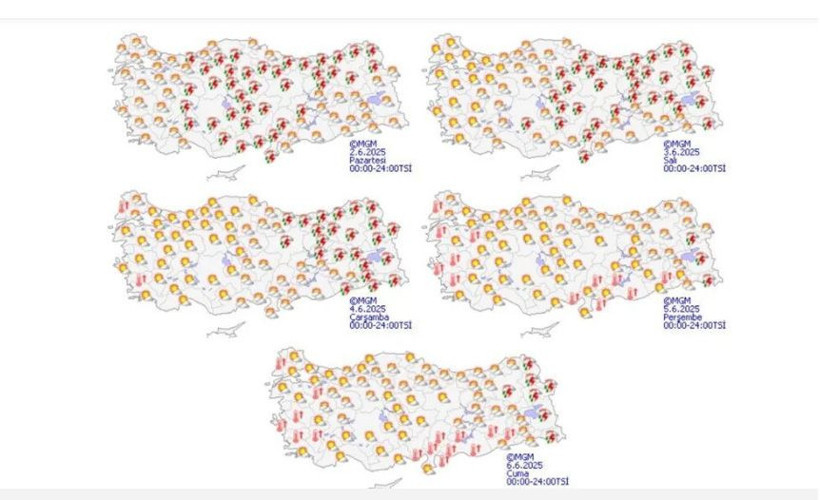 Sıcaklık artmaya devam ediyor! Bayramda hava nasıl olacak? Yağmur var mı? Gün gün tahminler... - Resim: 3